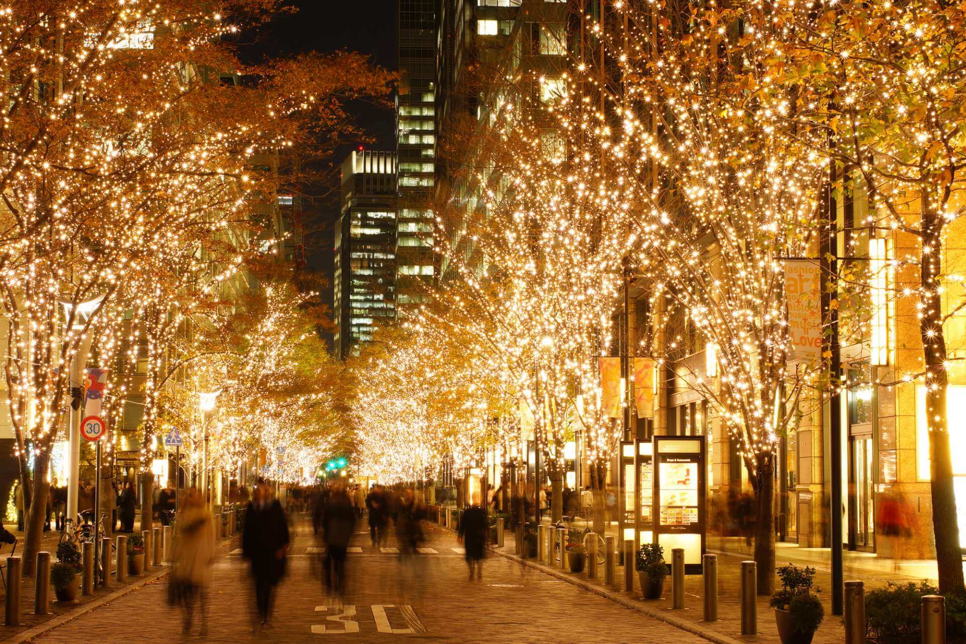 東京丸之內聖誕燈飾b
