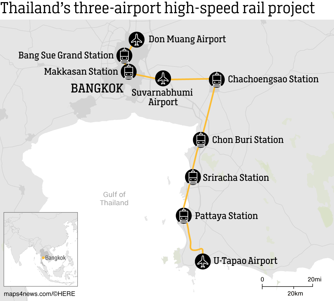 泰國機場捷運延長線2023年啟用-1